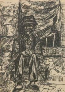 Figura Seduta by Silvio Bicchi
