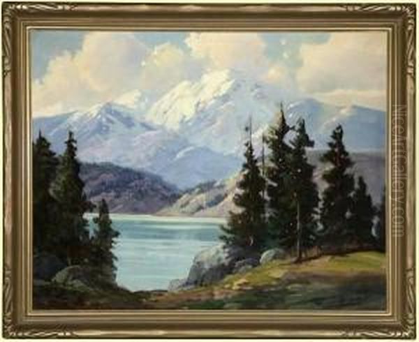 Lake In A High Sierra Landscape - view 1