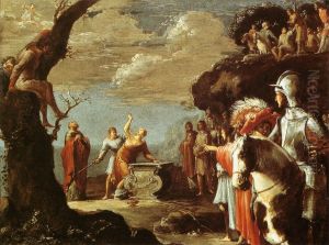 The Sacrifice of Iphigenia by Leonaert Bramer