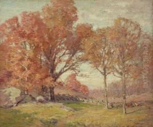 Autumn Landscape by Frank Alfred Bicknell
