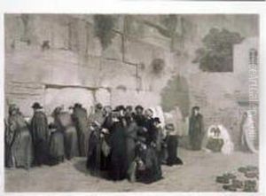 Les Juifs Devant Le Mur Des Lamentations