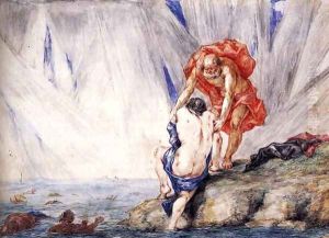 Scene from the Metamorphoses 2 by Leonaert Bramer