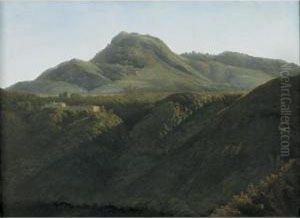 Sunrise On An Italian Landscape by Jean-Joseph-Xavier Bidauld