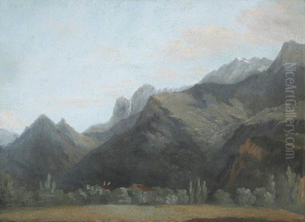 Mountainous Wooded Landscape - view 1