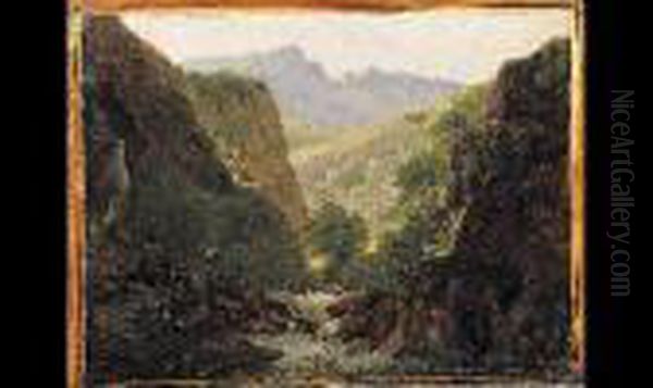 Papier Maroufle Sur Toile. - view 1