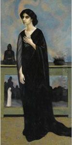 Hindu Woman by Boleslas Biegas