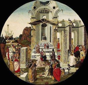 The Adoration of the Magi c. 1495 by Raffaello Botticini