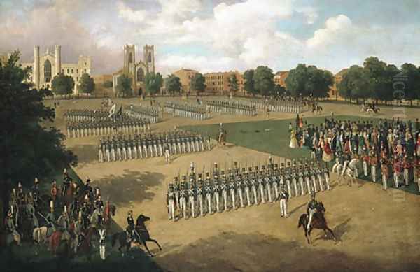 Seventh Regiment on Review, Washington Square, New York - view 1