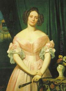 Portrait de la marquise de Massingy 1838 by Jean Louis Bezard