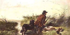 Ducks Flighting by Joseph Bensted