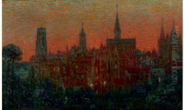 Ciel Rouge Sur Paris - view 1