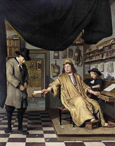 A Notary in His Office 1672 - view 1