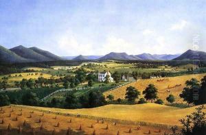 Bellevue, The Lewis Homestead, Salem, Virginia by Edward Beyer