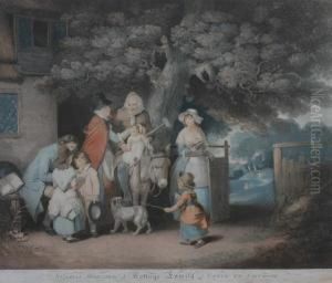 A Pair Of Prints, Entitled Saturday Evening And Sunday Morning by William Redmore Bigg