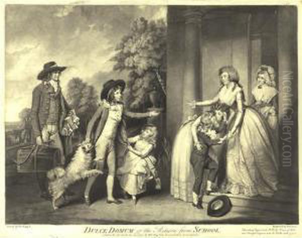 Black Monday, Or The Departure 
For School; And Dulce Domum, Or The Return From School, By John Jones - view 1