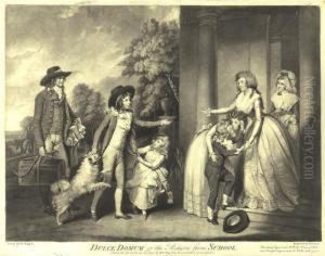 Black Monday, Or The Departure
For School; And Dulce Domum, Or The Return From School, By John Jones by William Redmore Bigg