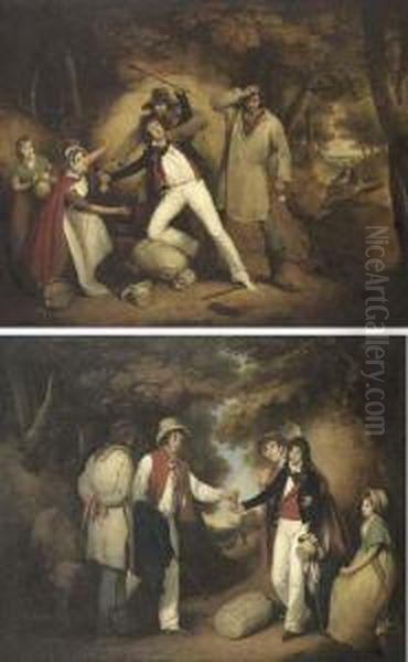 The Sailor Robbed; And The Sailor's Purse Recovered - view 1