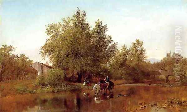 Family by the River - view 1