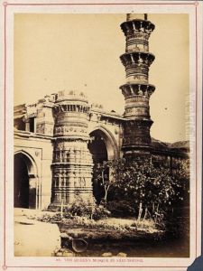 'the Queen's Mosque In Sarungpoor', 1850s, Published 1866 by Thomas, Biggs Capt.