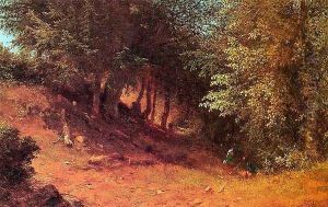 Picnic in a Summer Landscape by Albert (Fitch) Bellows