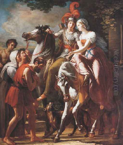 Le depart d'Angelique et Medor - view 1