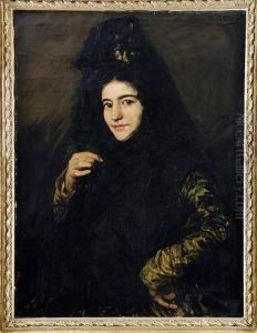 Dama Con Mantilla by Gonzalo Bilbao Martinez