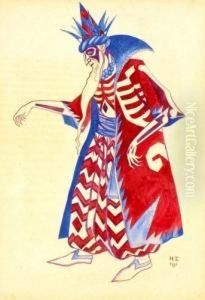 A Sketch For A Theater Costume by Ivan Iakovlevich Bilibine