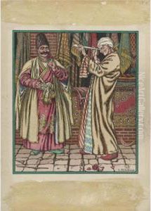 Original Illustration For by Ivan Iakovlevich Bilibine