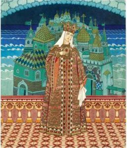 Tsaritsa Militrissa by Ivan Iakovlevich Bilibine