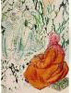 Illustration Pour Les Contes Babayaga Le Roi De L'hiver Et Le Coffret Magique by Ivan Iakovlevich Bilibine