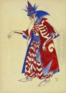 Male Costume Design by Ivan Iakovlevich Bilibine