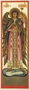 Saint Gabriel by Ivan Iakovlevich Bilibine