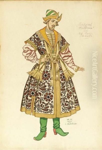 Costume Design For The Opera 'the Tsar's Bride' - view 1