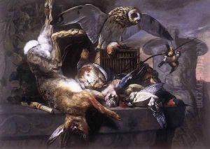 Still-Life with Owl by Peeter Boel