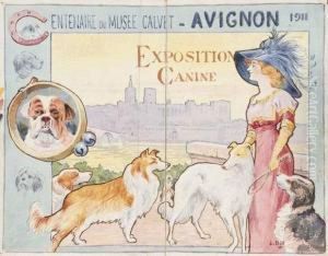 Projet D'affiche Pour L'exposition Canine Pour Le Centenaire Du Musee Calvet, Avignon Projet D'affiche Pour L'exposition Canine Pour Le Centenaire Du Musee Calvet, Avignon