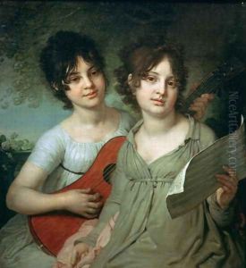 Portrait of A. and V. Gagarin, 1802 by Vladimir Lukich Borovikovsky