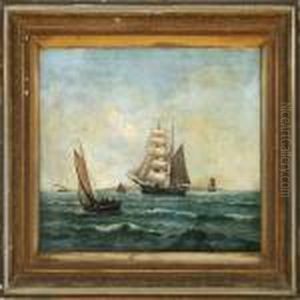 Marine With Sailing Ships In The Great Sound