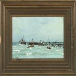 Seascape With Steamer