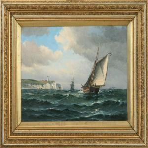 Seascape With Sailing Ships