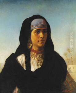Portrait De Femme by Etienne Billet