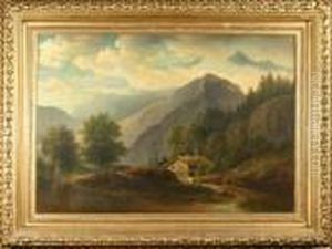 Bergslandskap by Lars Teodor Billing