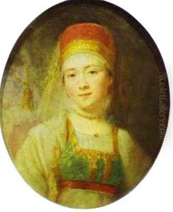 Christina The Peasant Woman From Torzhok 1795 by Vladimir Lukich Borovikovsky