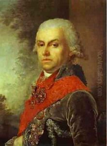 Portrait Of D P Troschinsky 1799 by Vladimir Lukich Borovikovsky