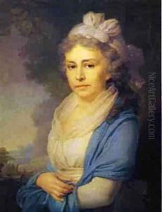 Portrait Of E I Nekludova 1798