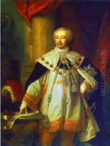 Portrait Of Prince A B Kurakin 1799 by Vladimir Lukich Borovikovsky