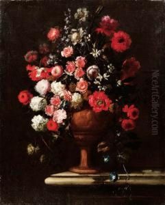 Natura Morta Di Un Vaso Di Fiori
