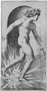 A Set Of Mythological Gods And Goddesses (holl.75-94) by Jacob Binck