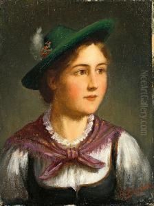 Oberbayerisches Dirndl In Tracht