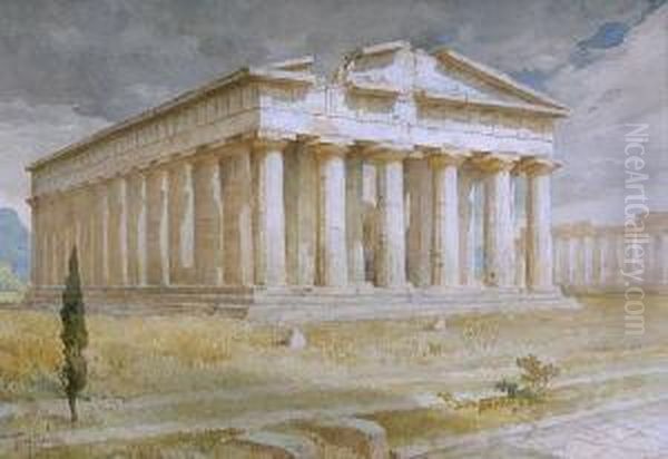 Der Poseidon-tempel In
Paestum. - view 1