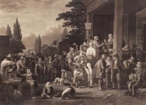C. 1854; Engraving, 22 by George Caleb Bingham